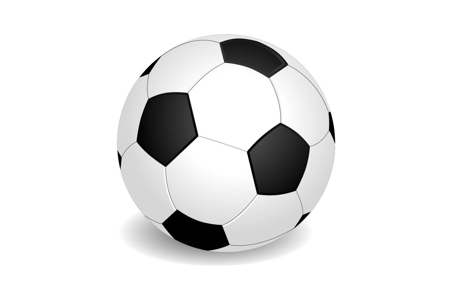 OnlineLabels Clip Art - Football (Soccer Ball)